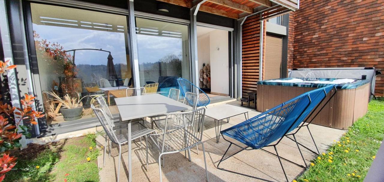 Ferienwohnung Open Sun Avec Jacuzzi Privatif Et Parking Prive Sarlat Exterior foto